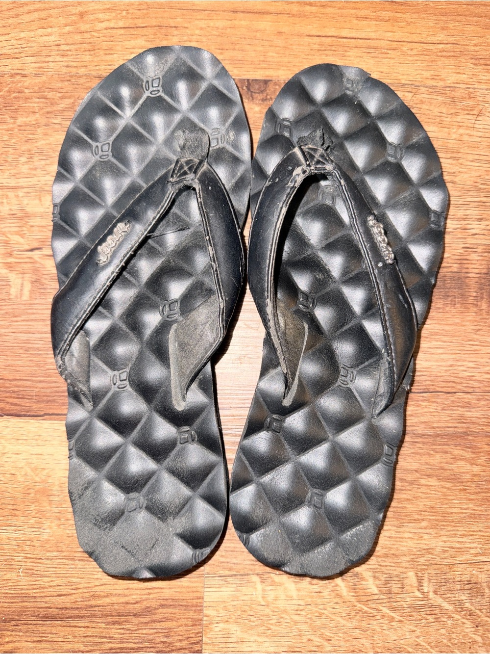 Reef Black Quilted Foam Women's Flip Flop Sandals